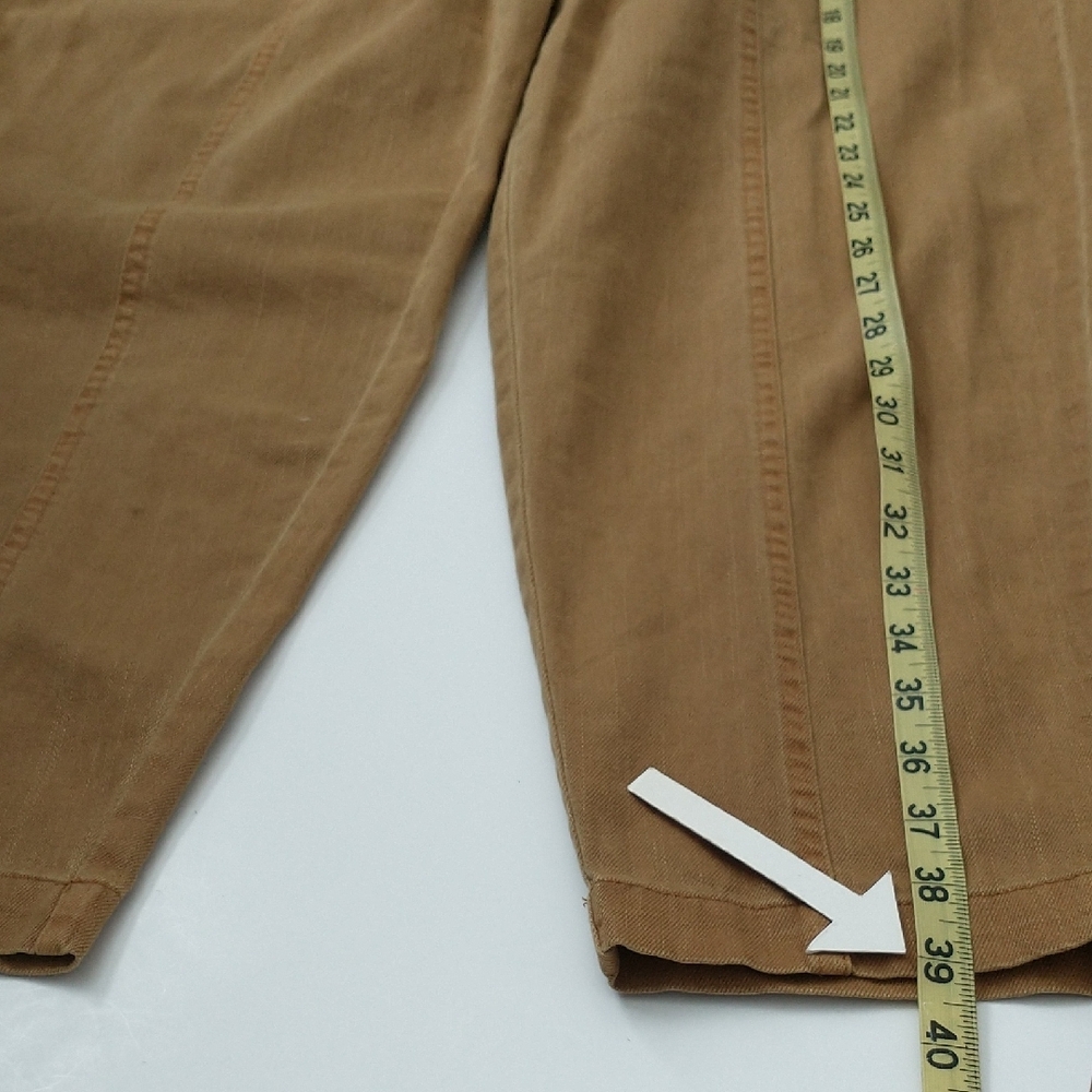 UNIVERSAL THREAD Women's High Rise Tan Barrel Pants. Size-8 - Picture 16 of 16